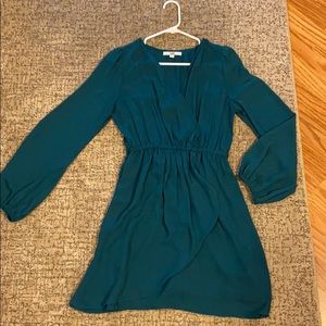 Emerald Green Long Sleeve Dress